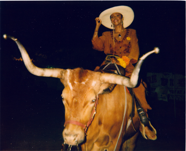 Jakki Ford Bullriding at Nevada State Fair