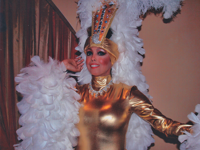 Jakki Ford Posing in Josephine Baker-style Costume 2