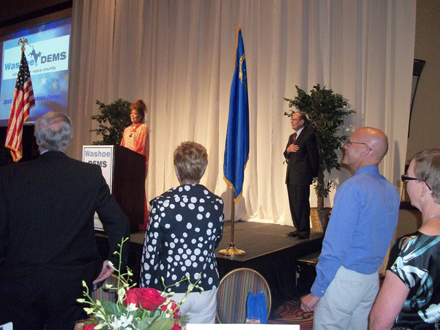 Jakki Ford Jefferson Jackson Dinner National Anthem