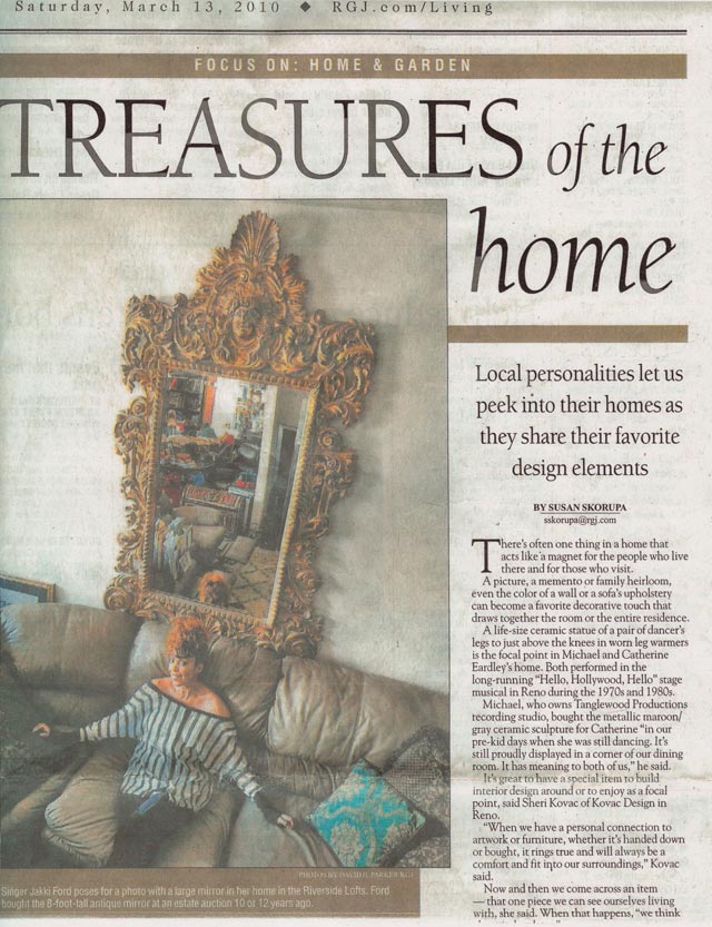 Jakki Ford Treasure of the Home for RGJ