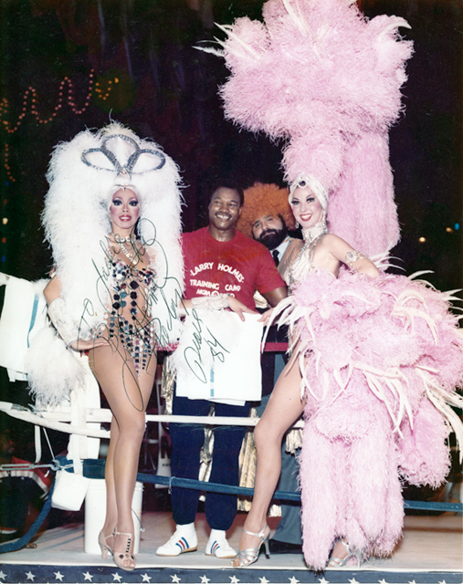 Jakki Ford Posing with Larry Holmes