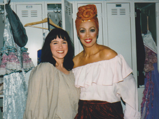 Jakki Ford Backstage with Cast Member