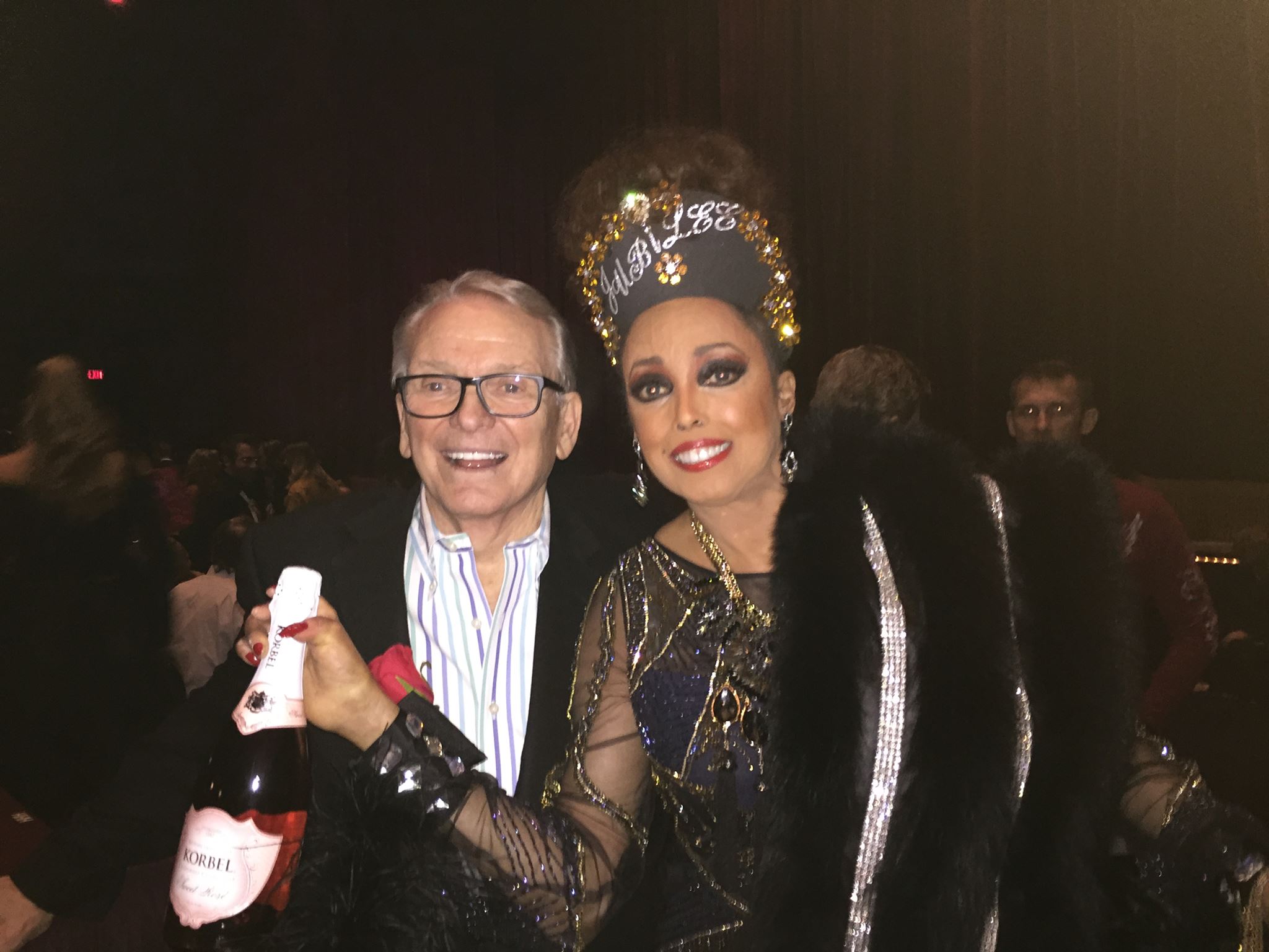 Jakki Ford Posing with Bob Mackie