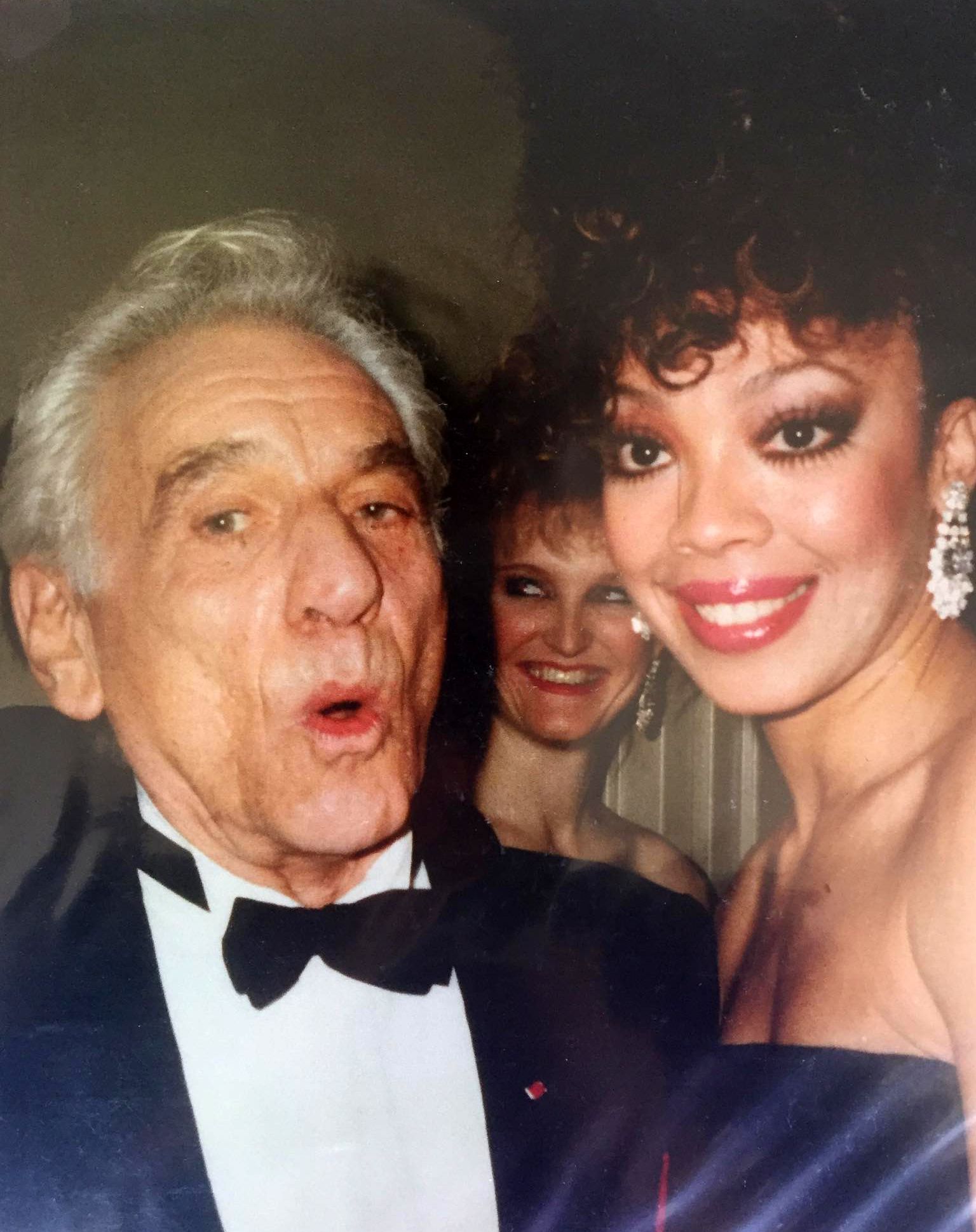 Jakki Ford Posing with Leonard Bernstein