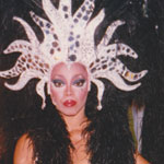 Jakki Ford Hello Hollywood Hello Acid Queen Black Headpiece