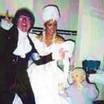 Jakki Ford Posing with Austin Powers and Mini Me