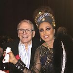 Jakki Ford Posing with Bob Mackie